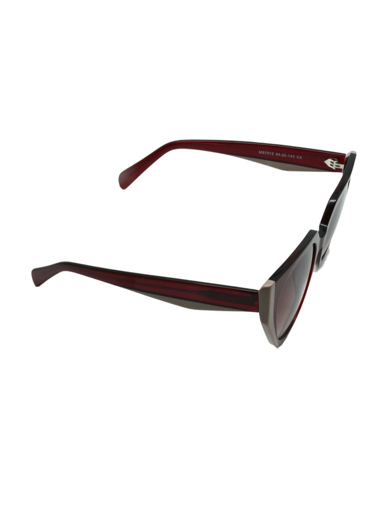 DLS Sunglasses for men and women - Cat Eye Acetate Frame with UV protacted lenses multipurpose use (MS7012-C4) - Image 5