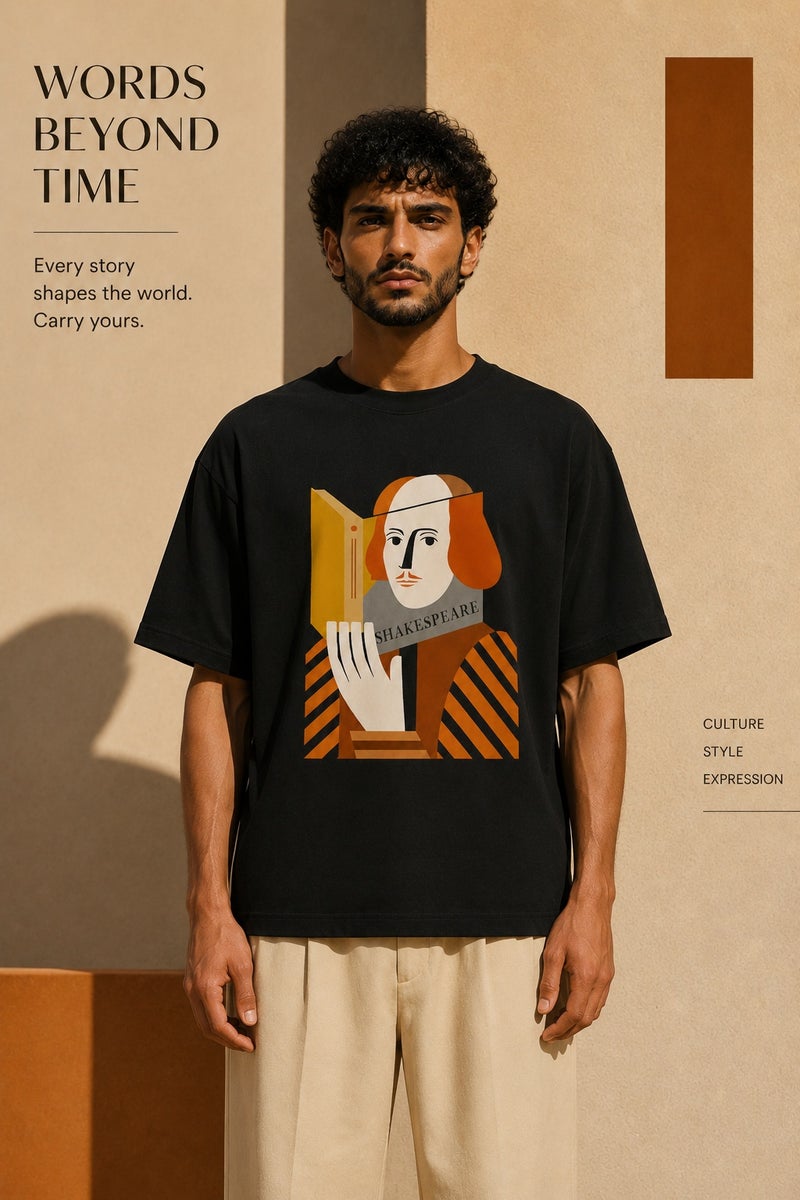 Men's Black Graphic Print T-Shirt Casual Short Sleeve Crew Neck Streetwear Tee - Image 2