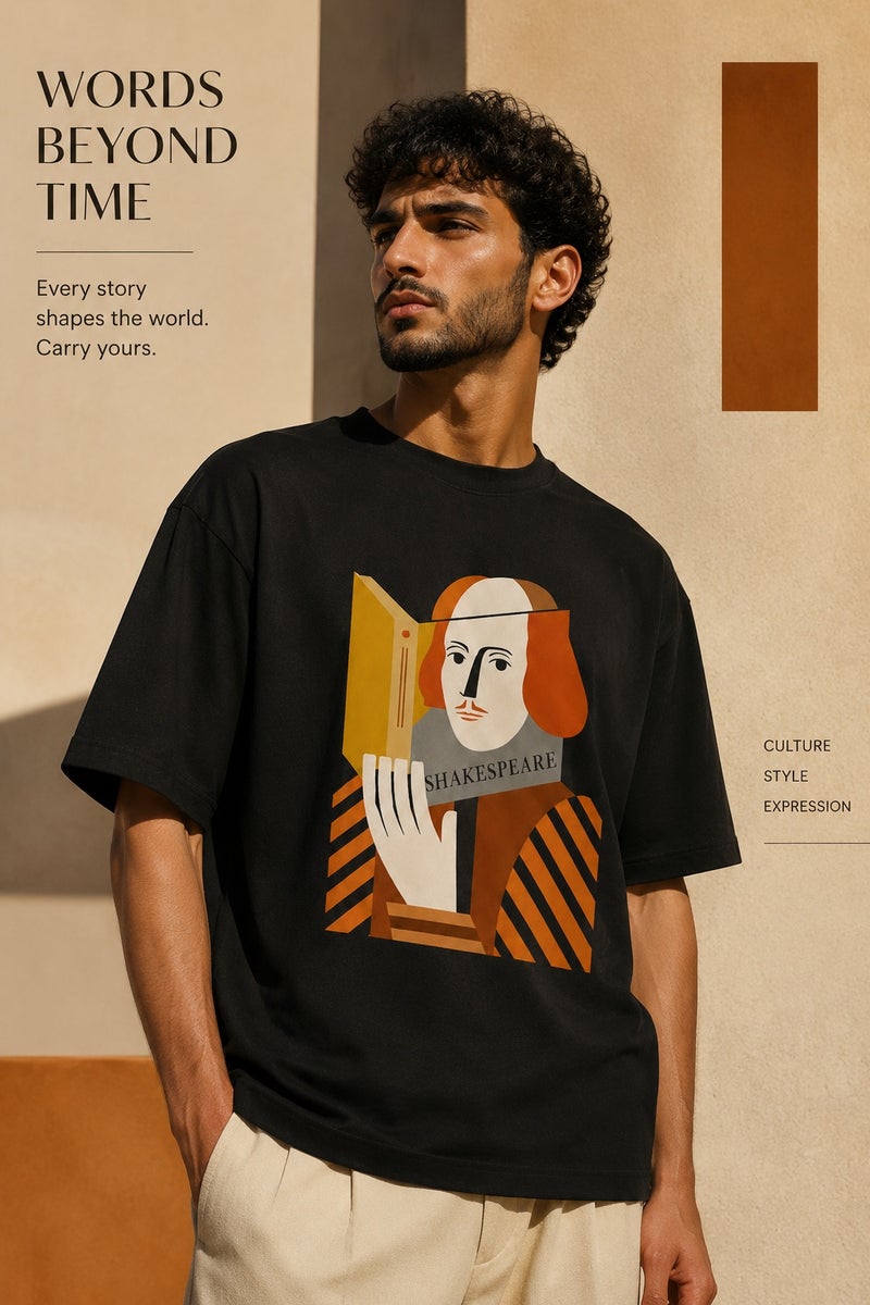 Men's Black Graphic Print T-Shirt Casual Short Sleeve Crew Neck Streetwear Tee - Image 5