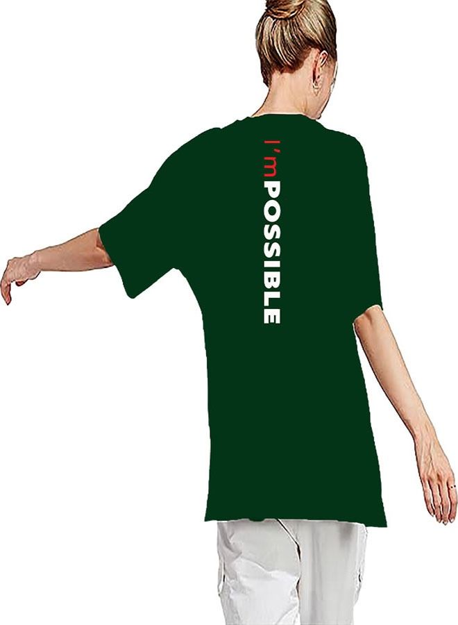 Genérico Women's Oversize T-shirt - No Pain No Gain Printed for exercise, gym and bodybuilding 002 - Image 3