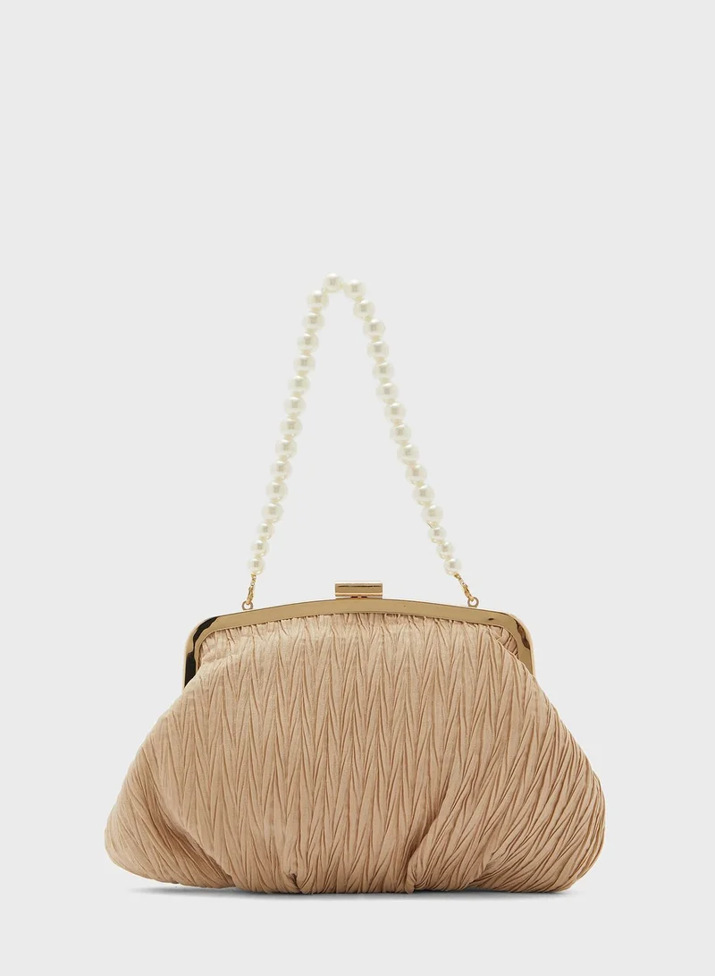 Ella Limited Edition Pearl Handle Pouch Evening Clutch Bag