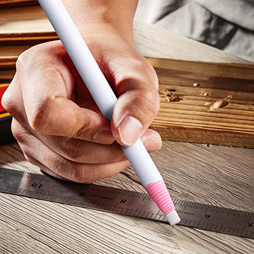 Tinlade 36 Pcs Peel off China Markers Grease Pencils for Mechanical Wax Pencil Marking Crayons for Vinyl Metal Wood Paper Fabrics Leather (White) - Image 5
