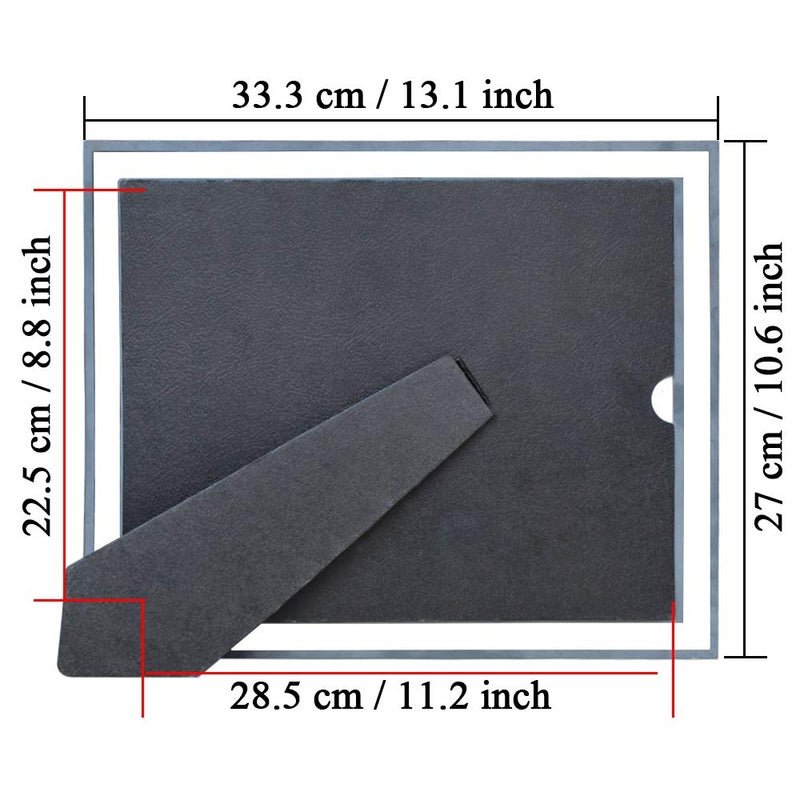 Giftgarden 8.5x11 Glass Frame Set of 2, Clear 8.5 x 11 Picture Frames for Certificate Document Award Tabletop Display - Image 5