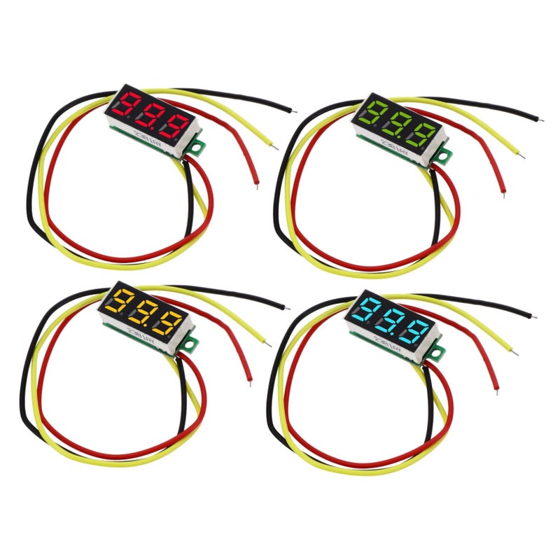 Digital Voltmeter DC Voltage Monitor Gauge Battery Tester Display Accurate 1 Pc - Image 2