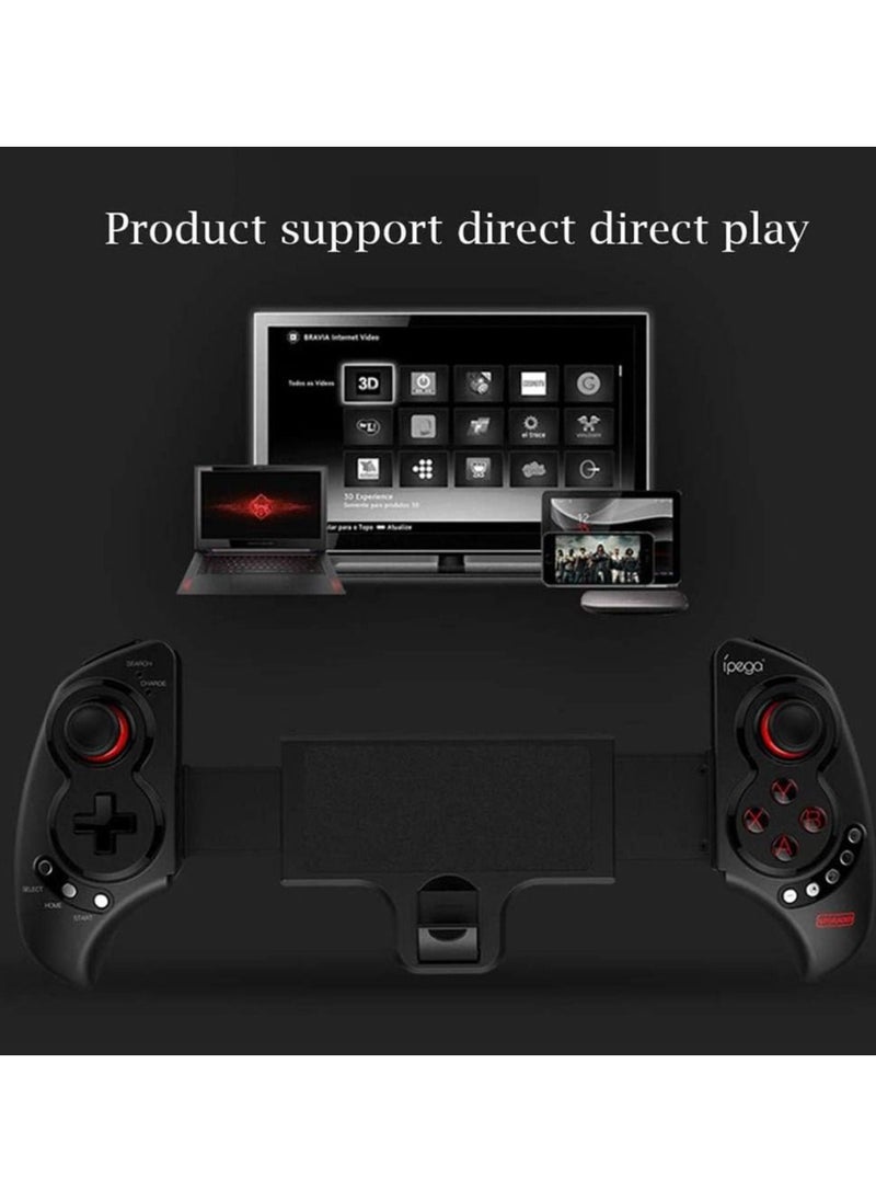 Stretchable Wireless Game Controller Joystick Gamepad Bluetooth 4.0 With Multimedia Function Keys For 5 10 Inch Android IOS PC Smart TV Tablets
