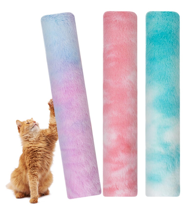 IPTPAS 3 Pack Cat Kicker Toy Pillows, Interactive Plush Toys with Catnip Inside, Soft Durable Kick Sticks Teething Chew Toy, Cat Body Pillows for Indoor Cats & Kittens, Promote Exercise, Play & Cuddle - Image 1