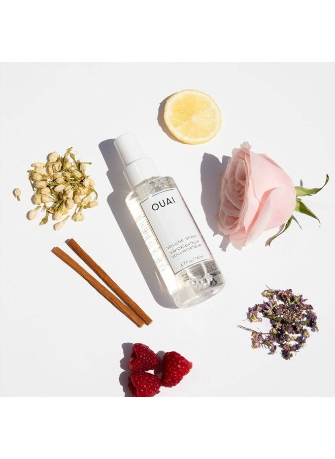 Ouai - Volume Spray. A Weightless, Pre-Blowout Mist for Long-Lasting Thickness, Volume and Bounce. Made with Volume Polymers and Hibiscus Extract. Free from Parabens and Sulfates (4.7 Oz) - Image 1