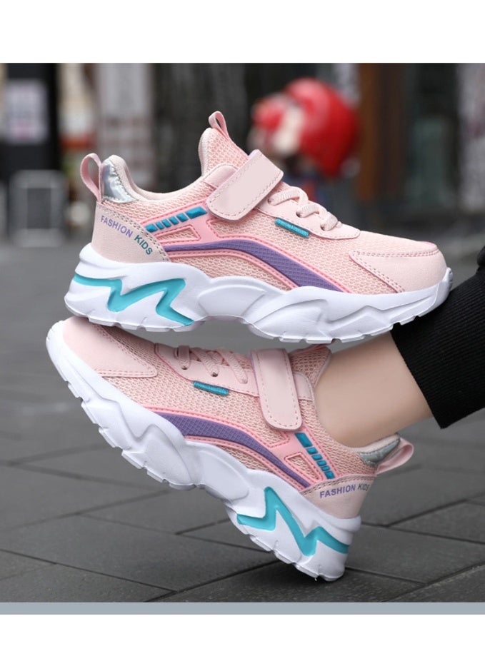 NIBEMINENT Summer Kids' Lightweight Mesh Sports Shoes Breathable Casual Walking Shoes for Girls School Running Shoes - Image 3