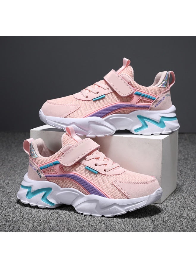 NIBEMINENT Summer Kids' Lightweight Mesh Sports Shoes Breathable Casual Walking Shoes for Girls School Running Shoes - Image 1