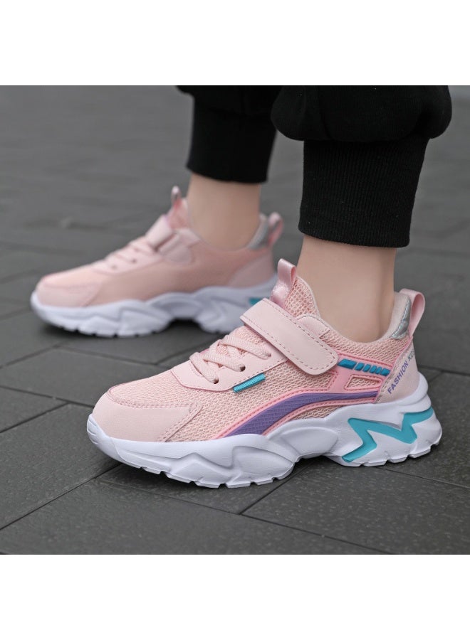 NIBEMINENT Summer Kids' Lightweight Mesh Sports Shoes Breathable Casual Walking Shoes for Girls School Running Shoes - Image 2