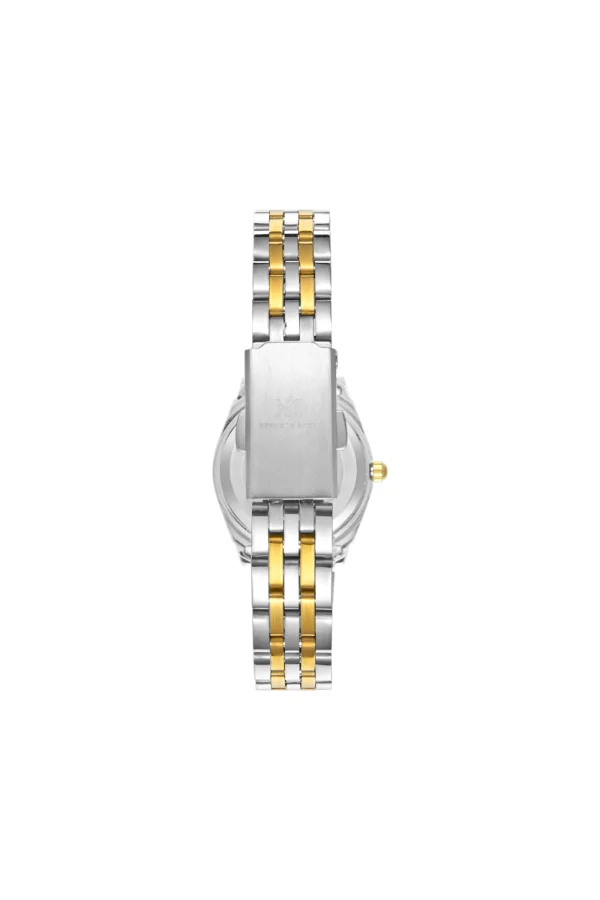 كينيث سكوت Women's Analog Display Watch With Gold Steel Strap - K23554-TBTW