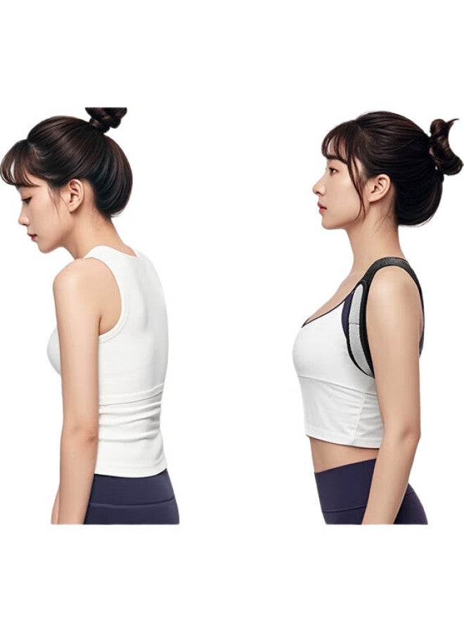 JD.com Jingzao Sports Posture Corrector, Adult Unisex Shoulder Support, Chest Straightening And Back Correction Strap, Breathable Lightweight Design - Image 1