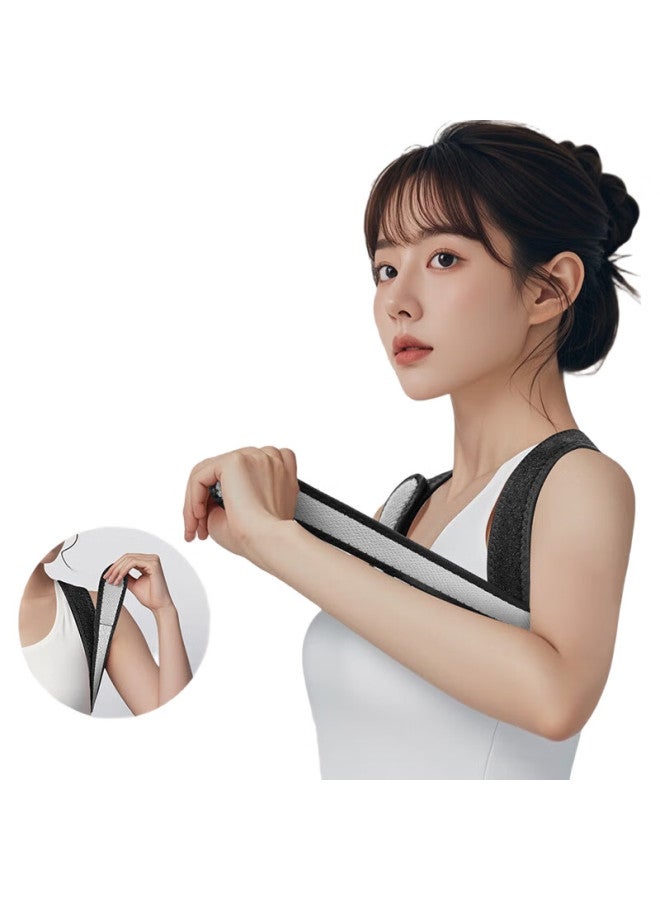 JD.com Jingzao Sports Posture Corrector, Adult Unisex Shoulder Support, Chest Straightening And Back Correction Strap, Breathable Lightweight Design - Image 2