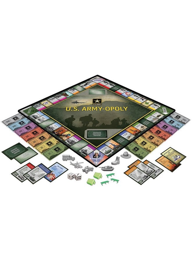 MasterPieces MasterPieces Opoly Board Games - U.S. Army Opoly - Officially Licensed Board Games For Adults, Kids, & Family - Image 2