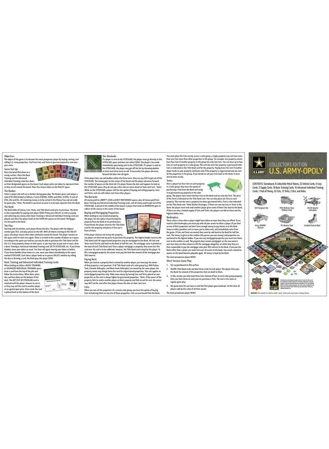 MasterPieces MasterPieces Opoly Board Games - U.S. Army Opoly - Officially Licensed Board Games For Adults, Kids, & Family - Image 4