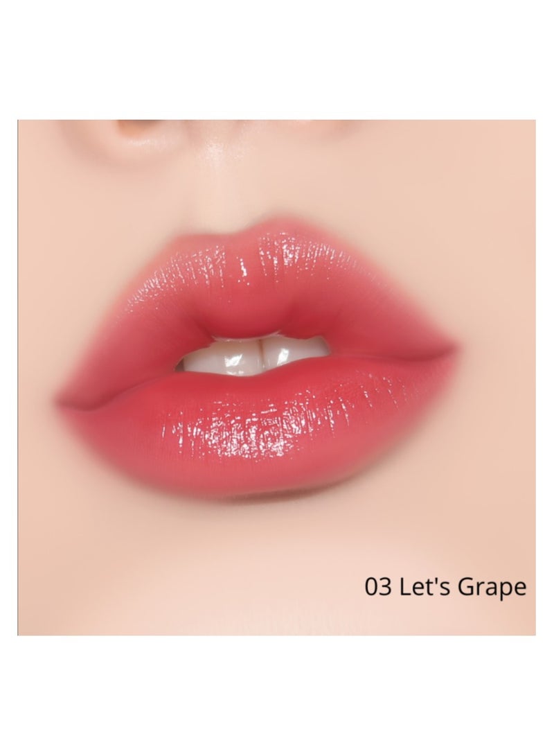    ريفر قلو ملون شفاه ريفر جلو كوري درجة 03، ملون شفاه كوري فاخر من جل مائي شفاف، ملون شفاه مائي بمظهر طبيعي وبلون يدوم طويلًا ولمعان إضافي (ليتس جريب) - Image 2