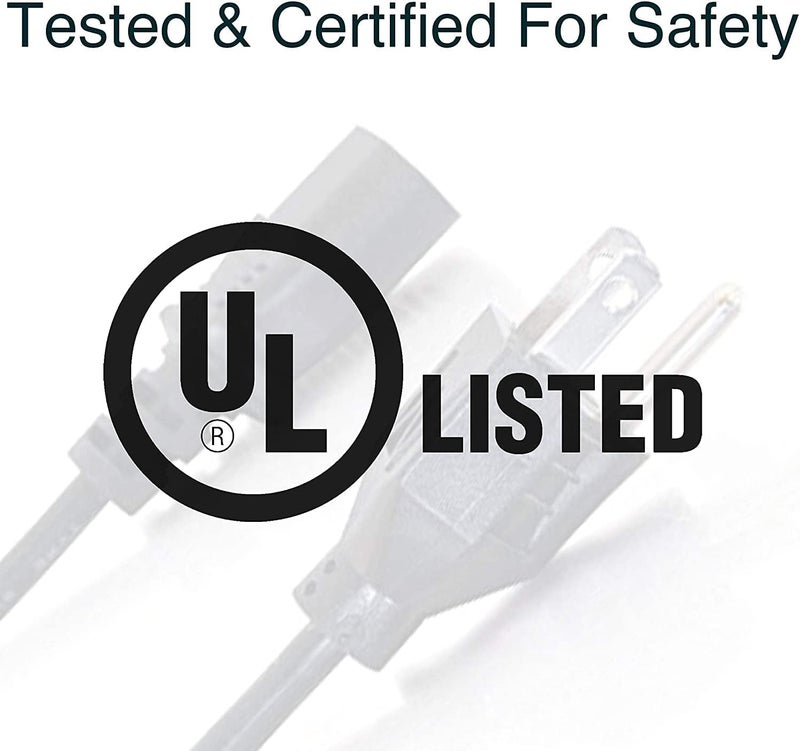 C2G 6FT Replacement AC Power Cord Shielded - Power Cable for Electronics, TV, Computer, Printer, Radio, Monitor, Samsung, Dell, Vizio, LG, Asus, Laptop and More (03133) - Image 4