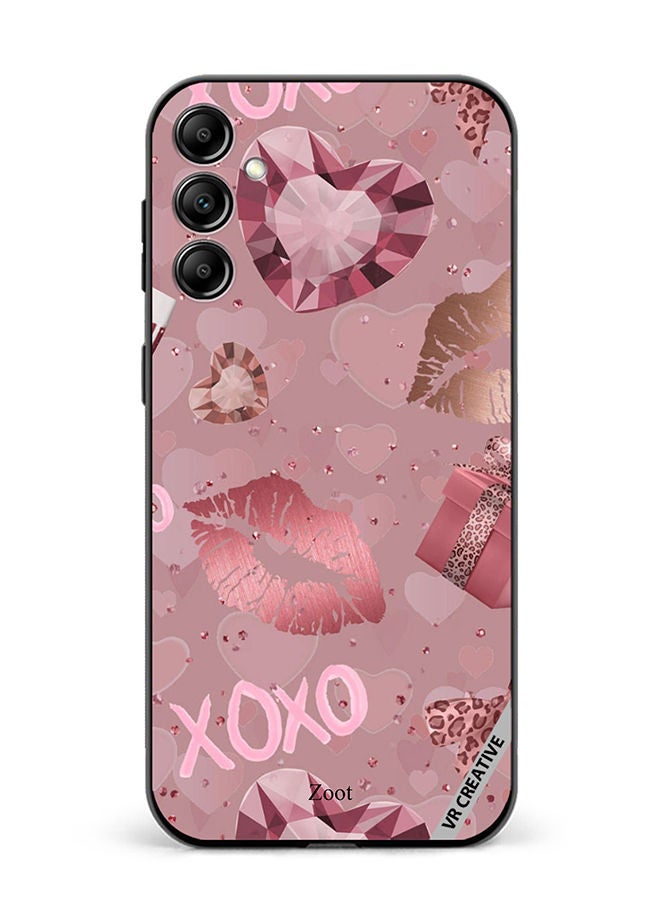 VR CREATIVE Protective Case Cover For Samsung Galaxy A14 5G/A14 XOXO Design Multicolour - Image 1