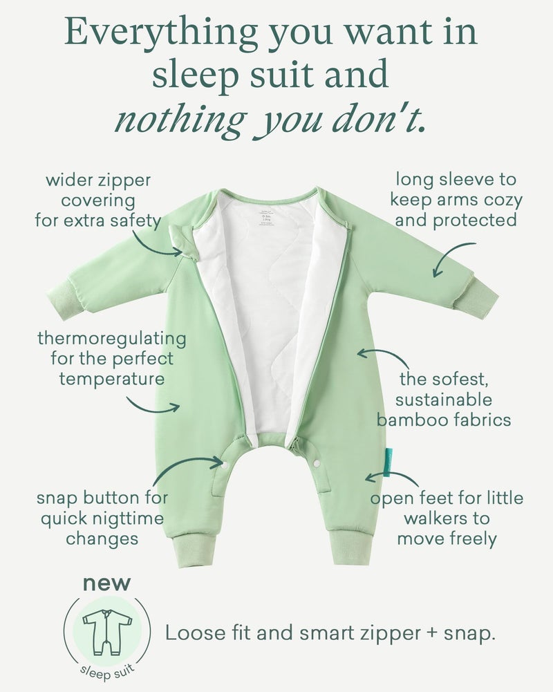 PurComfy Supersoft Active Toddler Sleepsuit 1.0 TOG Long Sleeve Wearable Blanket with Legs All-Season Go-to for Safe Cozy Sleeper - Image 3