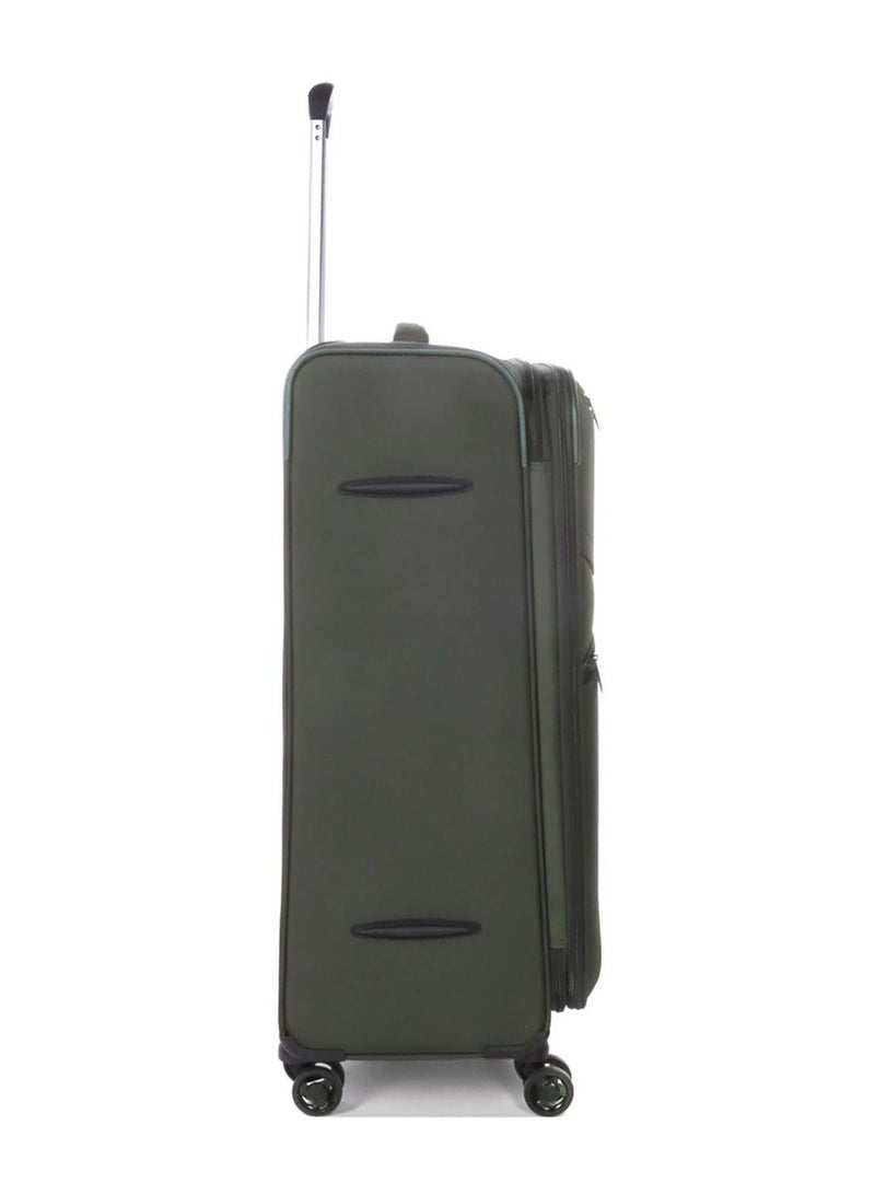 Jump Moorea 2 Soft Expandable Suitcase Luggage Trolley 88 cm Extra-Large Khaki - Image 4