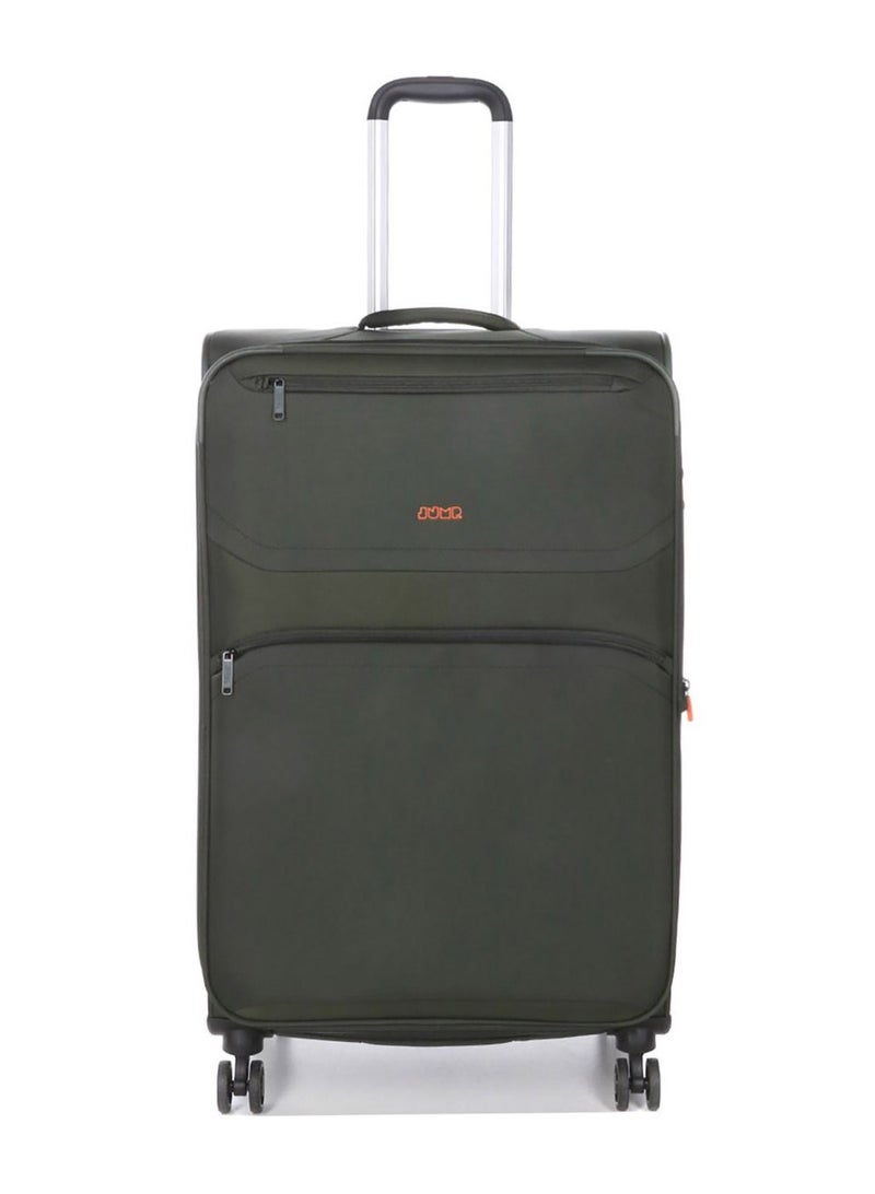 Jump Moorea 2 Soft Expandable Suitcase Luggage Trolley 88 cm Extra-Large Khaki - Image 2