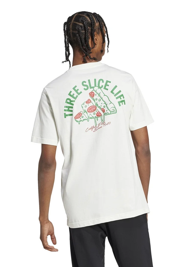 Adidas Lounge Pizza Graphic T-Shirt