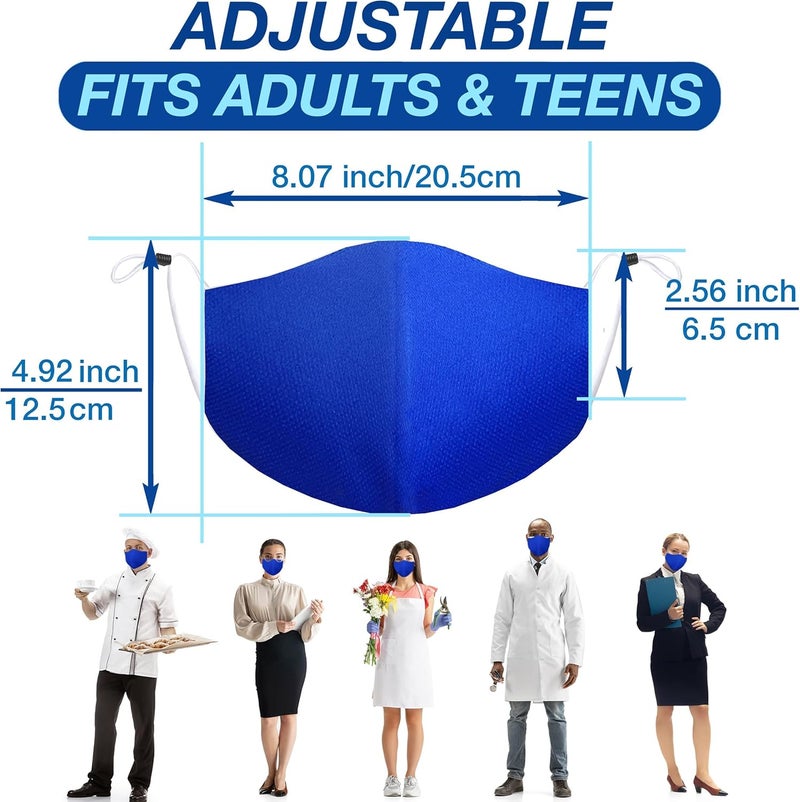 Arcarius Breathable Sports Face Mask – Moisture Wicking Gym & Travel Fit (3-Pack) - Image 5