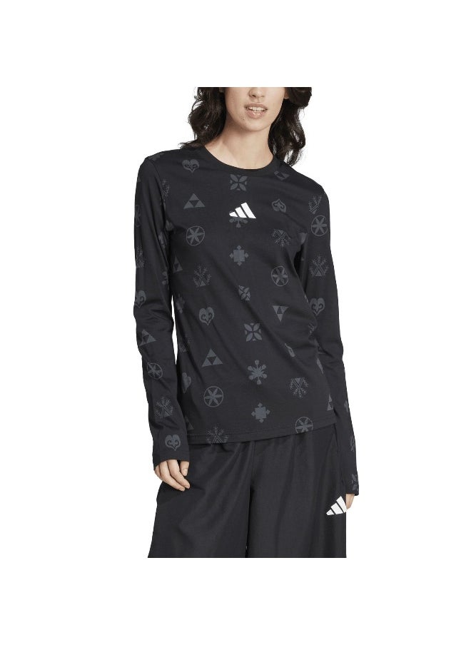 Adidas Adidas W Ksa Tee Black Training T-Shirts For Women Xs  - Image 4