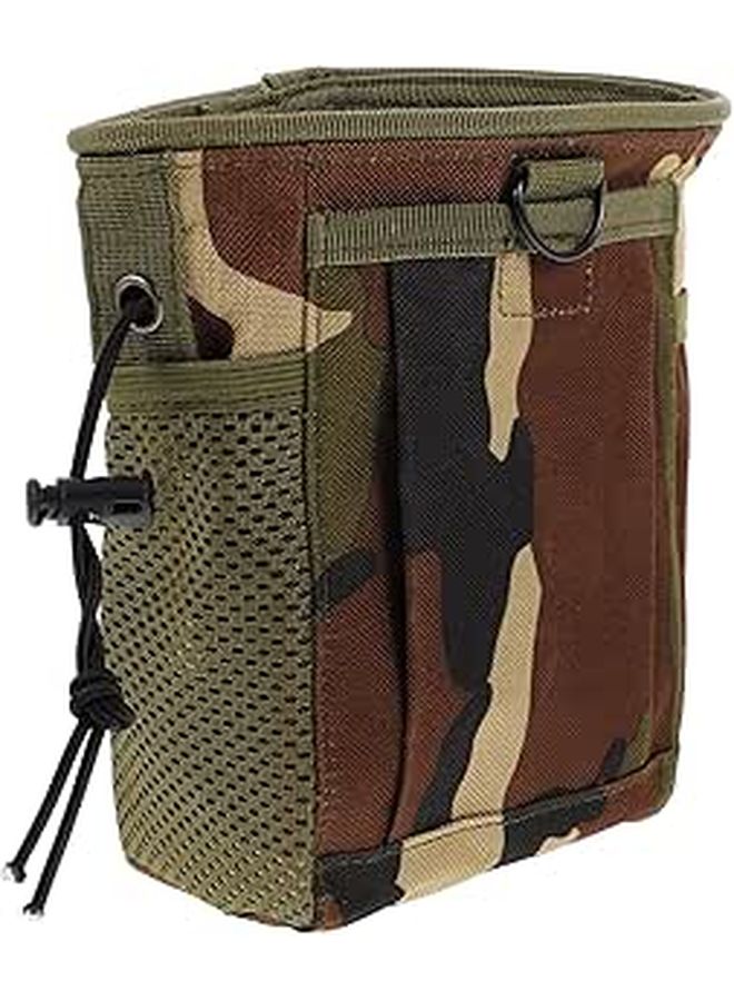 Multifunctional Tactical Waist Pack With Modular Pockets Small Outdoor Belt Dump Pouch For Hiking Travel And Metal Detecting Jungle Camo - Image 1
