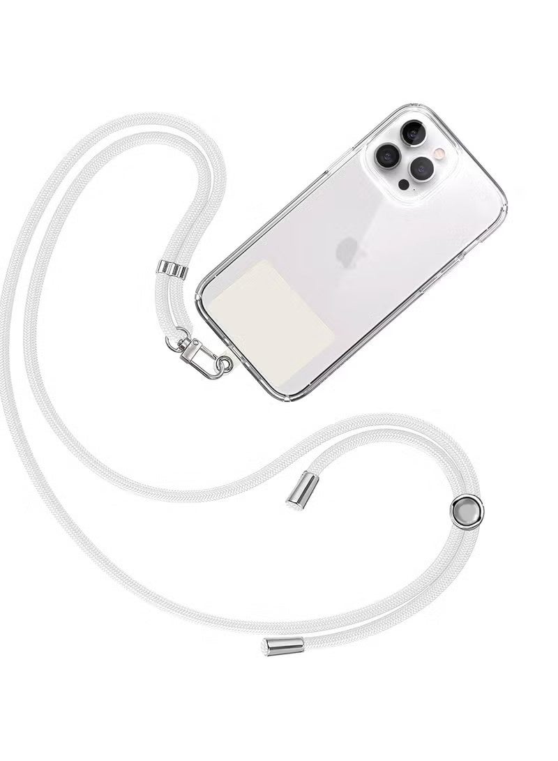 Phone Lanyard, Universal Crossbody Cell Phone Lanyards, Multifunctional Nylon Patch Adjustable Shoulder Neck Strap Compatible with Most Smartphones - Image 3