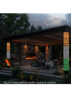 BUDWILL BUDWILL Tricolor 1500 LED String Light 12 Meter HeavyDuty Strip Lights TIRANGA Fairy Lights for Republic Day New Year Decoration Home Dcor Ideal for Balconies and Outdoor Spaces  - Image 3