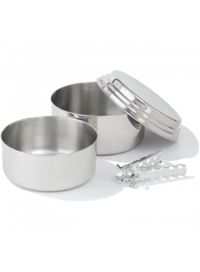 MSR MSR Alpine 2 Stainless Steel Camping Pot Set - Image 2
