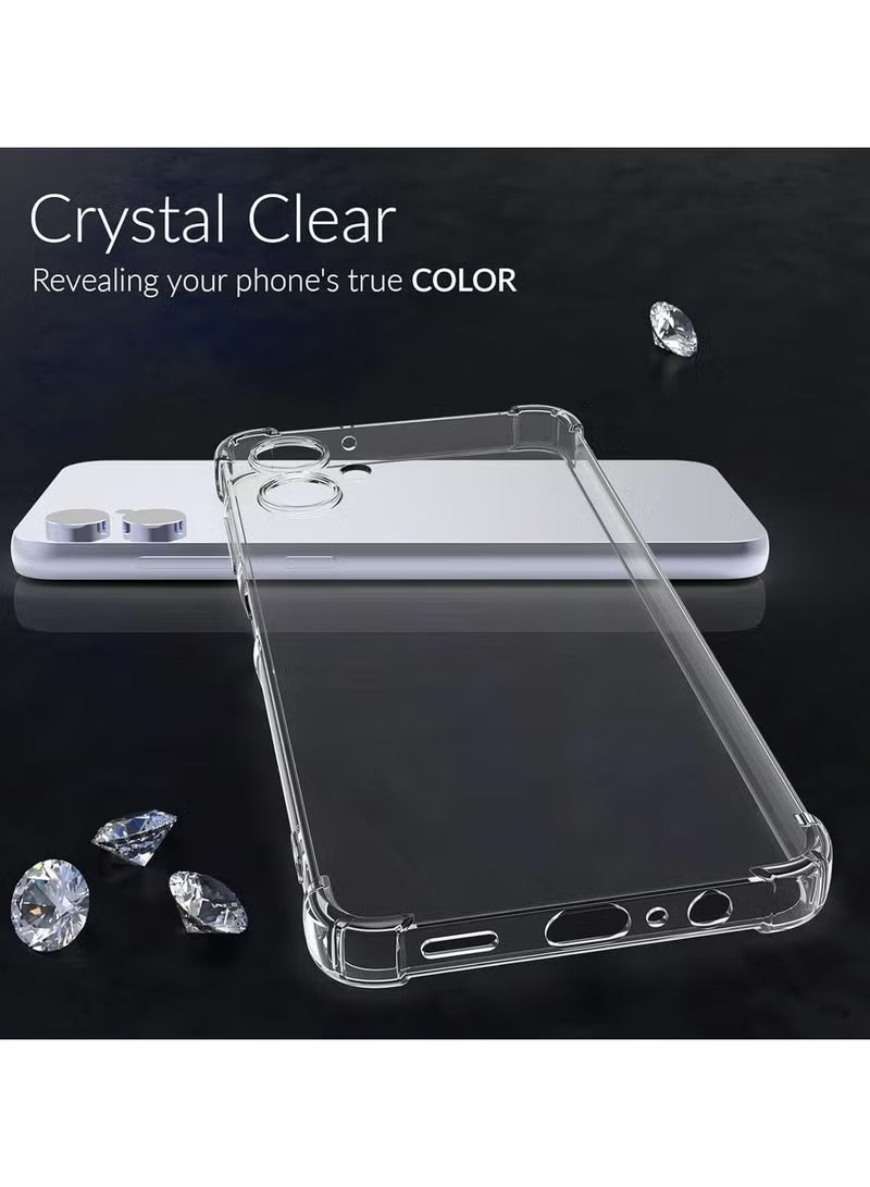 BORTONY Samsung Galaxy A07 Case Cover Clear Bumper Corners Grade Protection Cover A07 Transparent Soft Silicone Cover For Samsung Galaxy A07 - Image 2