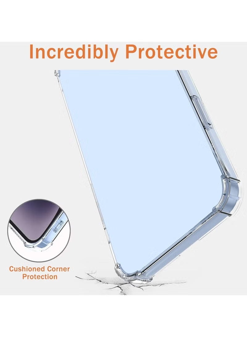 BORTONY Samsung Galaxy A07 Case Cover Clear Bumper Corners Grade Protection Cover A07 Transparent Soft Silicone Cover For Samsung Galaxy A07 - Image 4