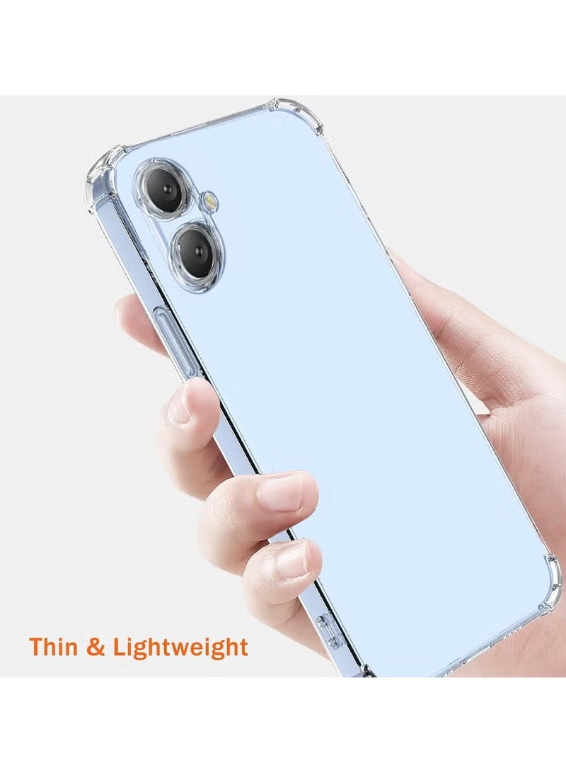 BORTONY Samsung Galaxy A07 Case Cover Clear Bumper Corners Grade Protection Cover A07 Transparent Soft Silicone Cover For Samsung Galaxy A07 - Image 5