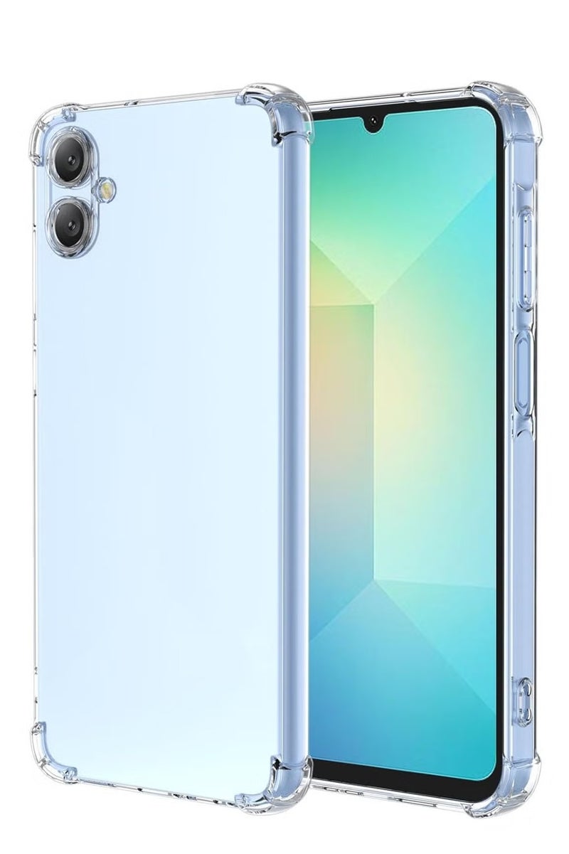 BORTONY Samsung Galaxy A07 Case Cover Clear Bumper Corners Grade Protection Cover A07 Transparent Soft Silicone Cover For Samsung Galaxy A07 - Image 1