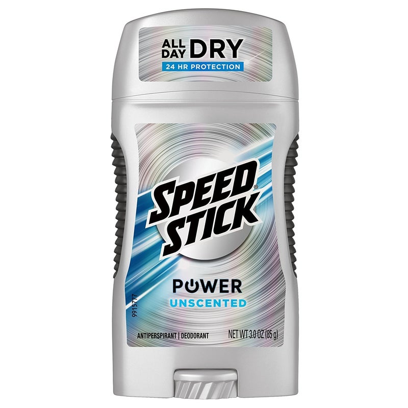 Speed Stick Anti-Perspirant Deodorant, Unscented 3 oz (Pack of 3) - Image 2