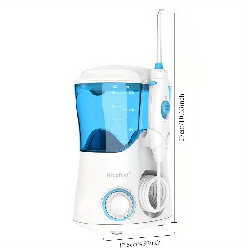 White 20 29oz Large Water Tank Dental Irrigator with Multi Gear Pressure Control - Image 2