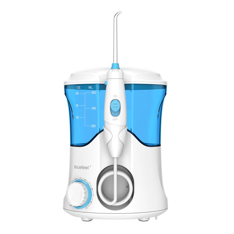White 20 29oz Large Water Tank Dental Irrigator with Multi Gear Pressure Control - Image 1