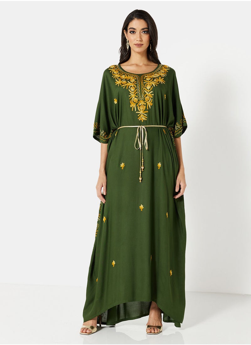 ARABIAN CLOSET EMBROIDERED KAFTAN  - Image 1