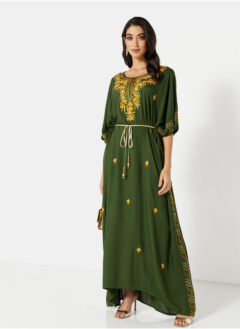 ARABIAN CLOSET EMBROIDERED KAFTAN  - Image 5