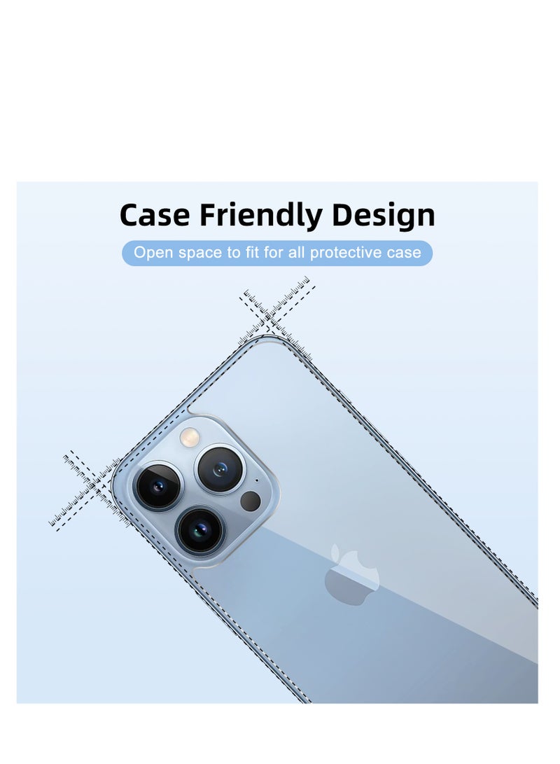 【3 Pack】 Screen Protector for iPhone 13 Pro,iPhone 13 Pro Camera Protector, iPhone 13 Pro Front and Back Screen Protector Tempered Glass 【Anti-Scratch】【New Version】 Protective Film(6.1) - Image 4