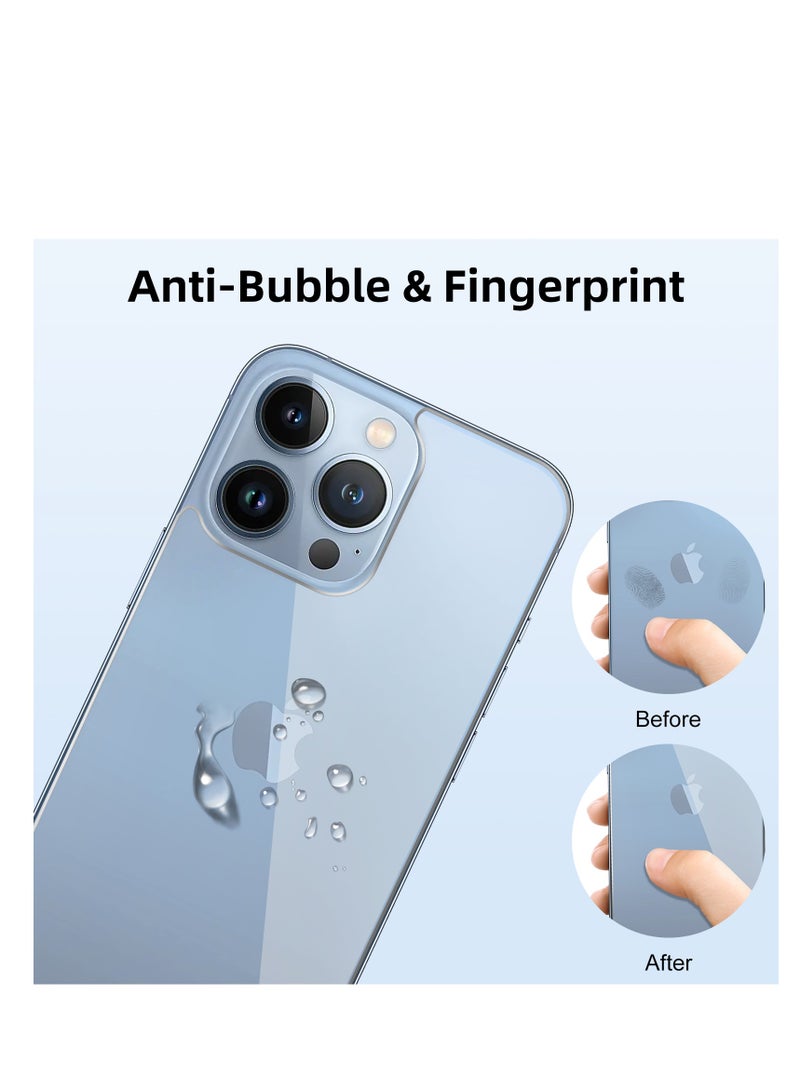 【3 Pack】 Screen Protector for iPhone 13 Pro,iPhone 13 Pro Camera Protector, iPhone 13 Pro Front and Back Screen Protector Tempered Glass 【Anti-Scratch】【New Version】 Protective Film(6.1) - Image 3