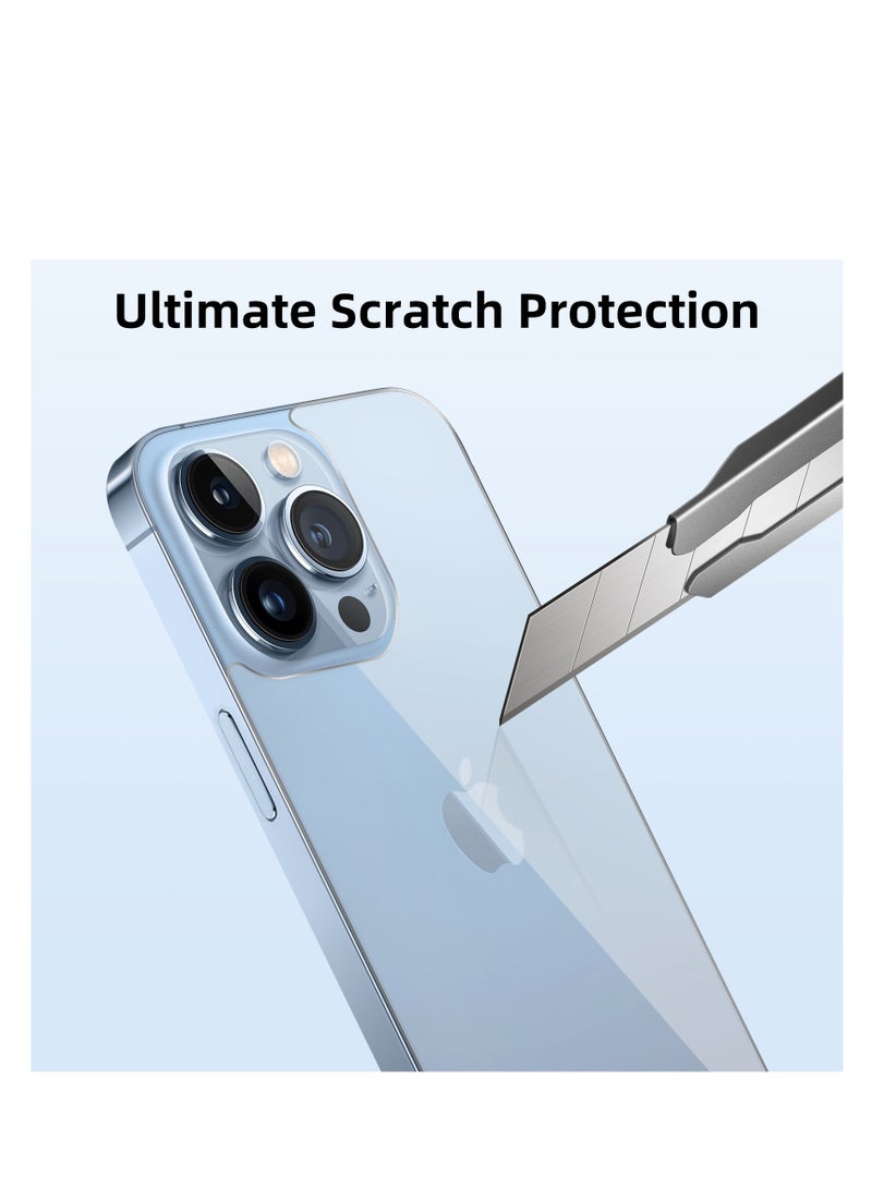 【3 Pack】 Screen Protector for iPhone 13 Pro,iPhone 13 Pro Camera Protector, iPhone 13 Pro Front and Back Screen Protector Tempered Glass 【Anti-Scratch】【New Version】 Protective Film(6.1) - Image 2