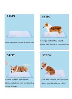 NNC PETS Pet toilet training pads, 5-Layer Leak-Proof Pee Pads for Medium breeds, Tear-resistant and Odor controlled, 50Pcs Highly absorbent disposable Pee Pads for Indoor use, Comfortable pad, 60 cm (Blue)  - Image 5