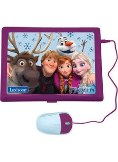 Lexibook Lexibook - Disney Frozen - Bilingual and Educational Laptop French/English - Toy for Children, 170 Activities to Learn, Play Games and Music, Large Screen  - Image 2