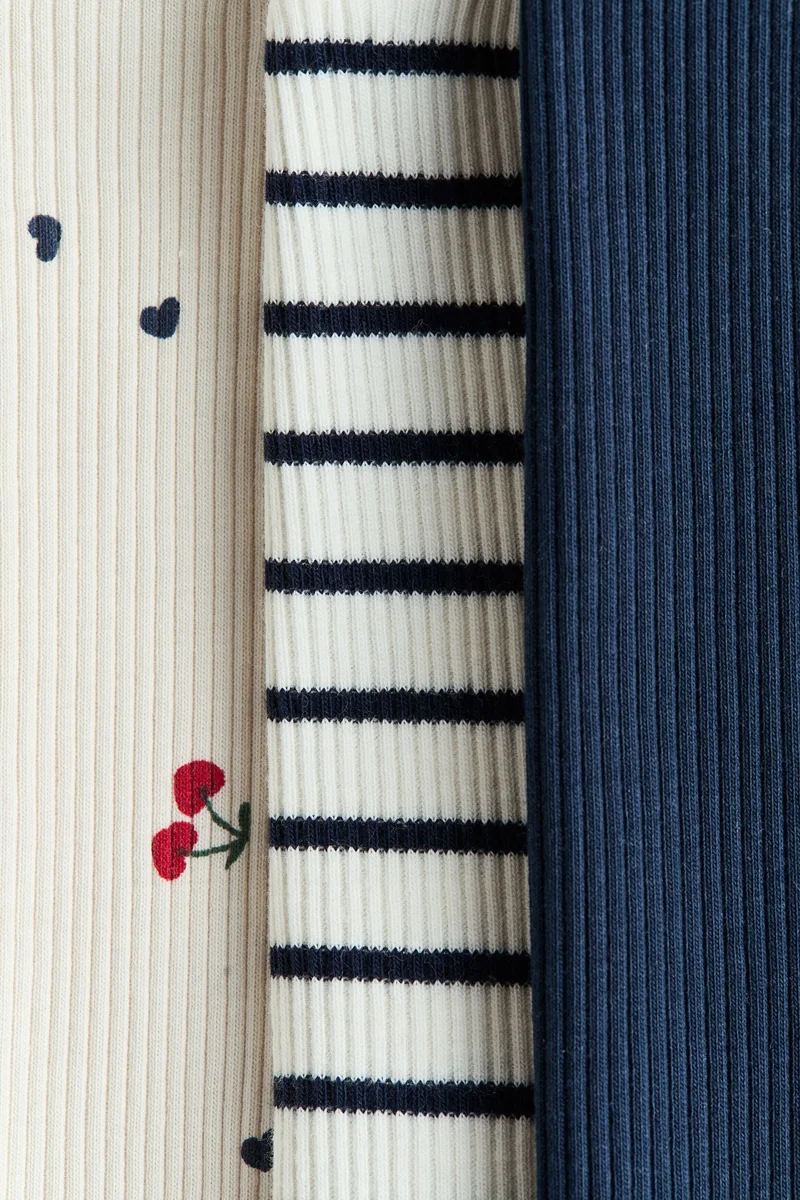 H&M 3-pack cotton leggings