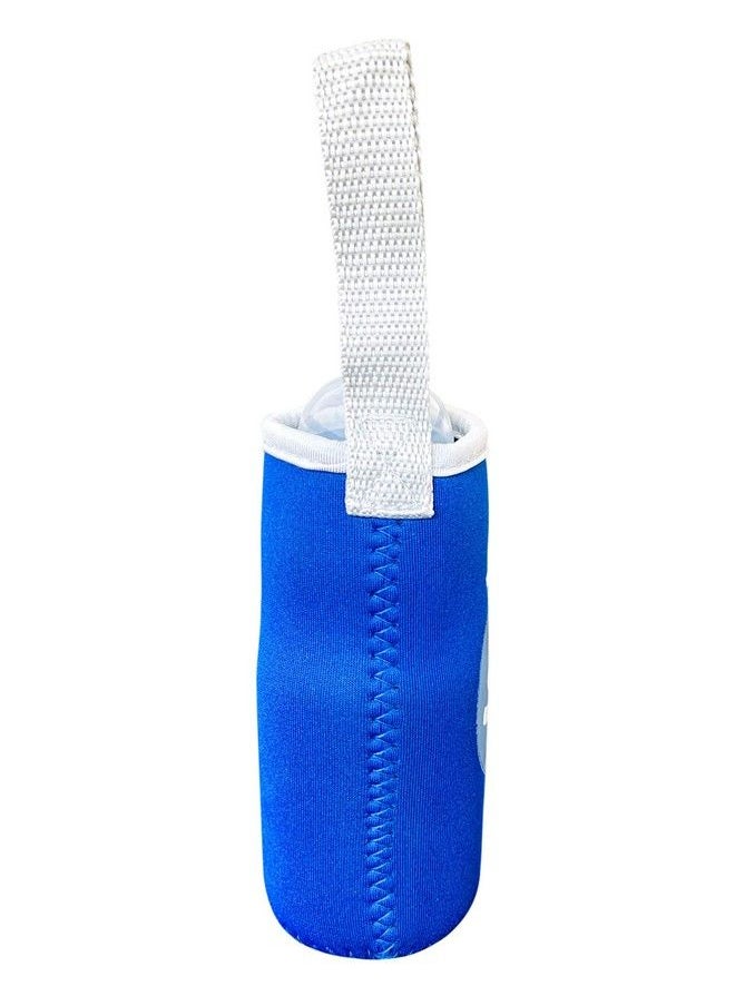 The Little Lookers Cute Animated Patterned Soft Stretchable Baby Feeding Bottle Cover With Easy To Hold Strap For 120Ml 150Ml 240Ml (Fish & Fox Pack Of 2)  - Image 4