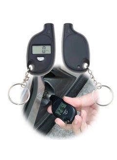 VIUAUAX LCD Digital Tire Pressure Gauge, Compact Digital Tire Pressure Gauge with LCD Display - Keychain-Compatible, High Precision Car & Motorcycle Air Pressure Meter  - Image 2