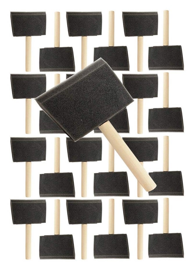 Pro-Grade Pro Grade - Foam Brushes - 4 Inch - 24 Piece Poly Foam Brush Set - Image 1